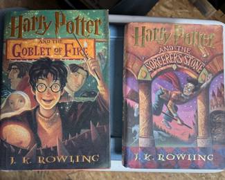 Two Hardcover Harry Potter Books