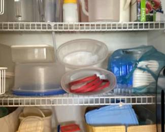 Pitchers, Rubbermaid Food Savers, Cake Carrier More