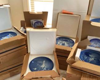 Bing Grondahl 1970s Porcelaen Plates