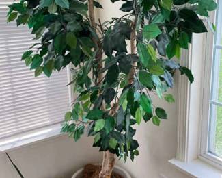 Faux Corner Plants And Pots