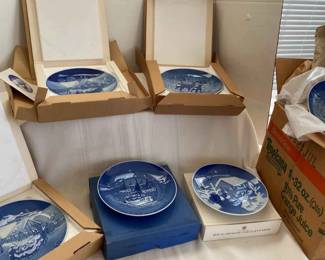03 Bing Grondahl Porcelaen 1960s Plates