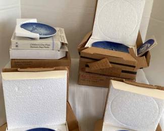 Bing Grondahl Porcelaen 1980s Plates