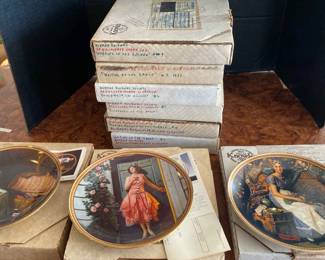 Norman Rockwell Discovered Women Plates