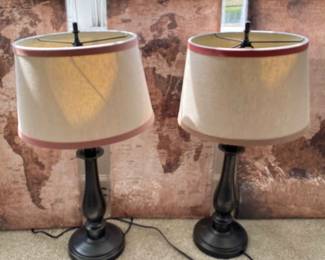 Lamps And The World On Canvas