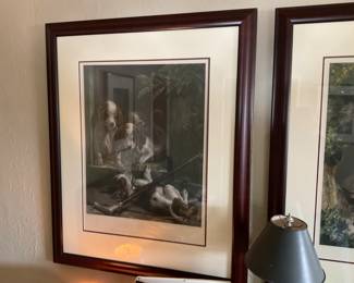 BEAUTIFUL FRAMED NUMBERED PRINTS.