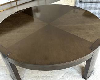 Wood Sofa Table 42 dia x 16 H $550