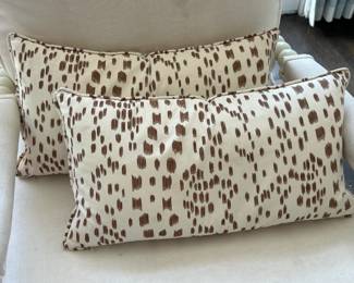 Pair of Brunschwig & Fils Les Touches Fabric Pillows $150