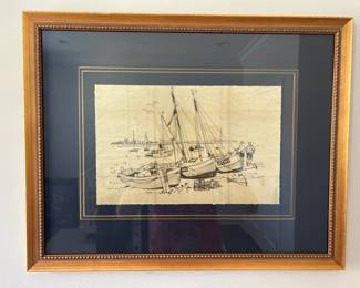 Boat Artwork $95