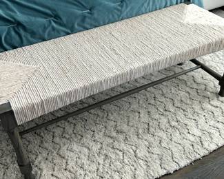 Bernhardt Palma Rattan Bench 50 W x 18 D x 18 H $525