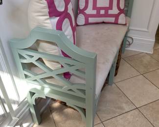 Ballard Bench (needs to be reupholstered) 4' x 17 D x 29 H $195