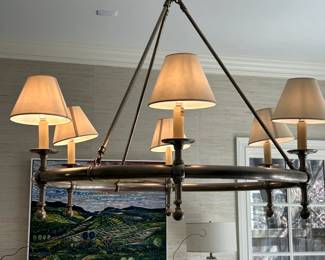 Visual Comfort Classic Ring Chandelier 32" dia $800