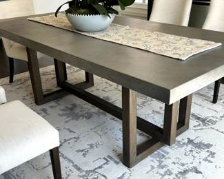 RH "Heston" Dining Table 84 W x 42 D x 30 H $1500