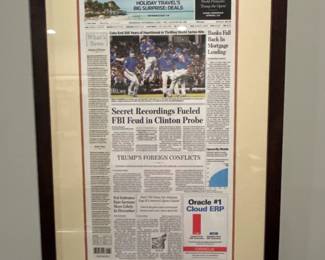 Framed "The Wall Street Journal" Art x 3 $75 each