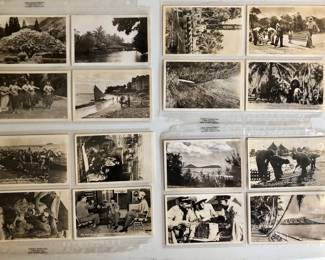 Old postcards from Hawaii during World War II.