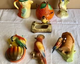 Vintage Czech wall pockets