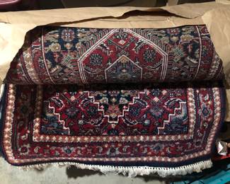 Another cleaned rug, this one a runner