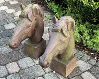 Cast Iron Horse Heads