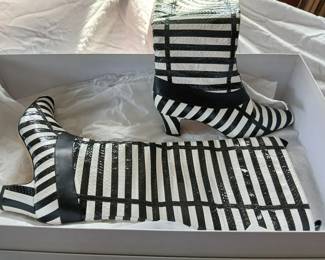 New Manolo Blahnik Lizard Boots