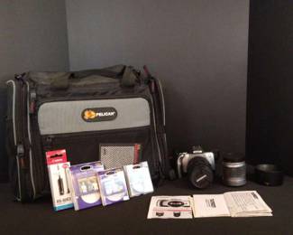 Canon EOS camera and accessories