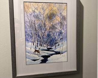 Charles Murphy original signed watercolor 16" x 20"