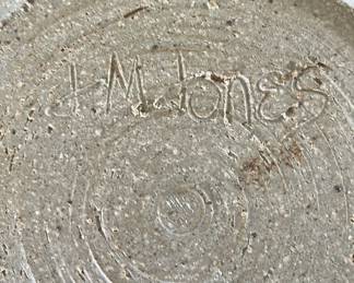 Signed local pottery
