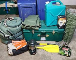 Outdoor Gear Auction Lot - Camping / Hunting- includes Vintage Coleman Lantern