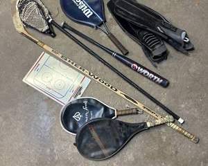 Vintage Tennis and Sports Equipment Lot