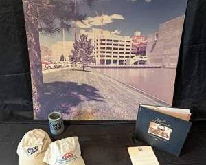 Authentic Coors Memorabilia Lot - Including Large Old Photo Once on the Walls Inside the Factory