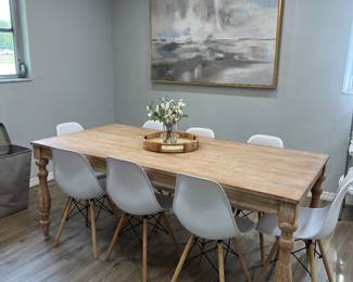 Dining table and chairs