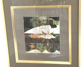 Stunning Framed Abstract Signed Print