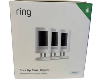 3Pack of Ring Cameras