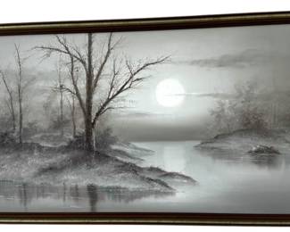 Framed Signed Philip Sandee Oil Panting