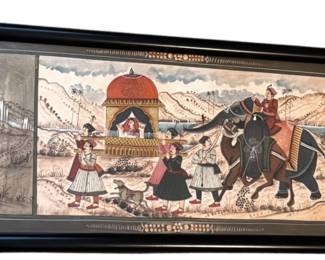 Asian Silk Painting