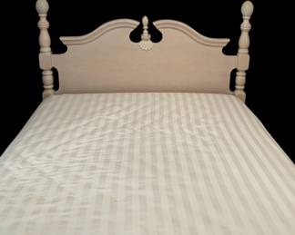 Cream Colored Queen Size Bed