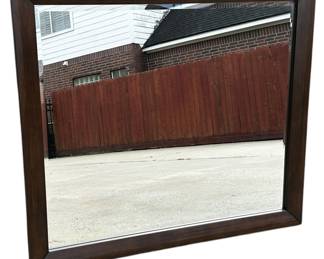 Large Wood Frame Mirror