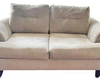 Modern Light Beige Loveseat