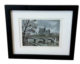 Notre Dame in Paris, France Print