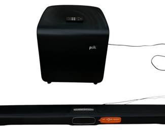 Polk Soundbar and Subwoofer