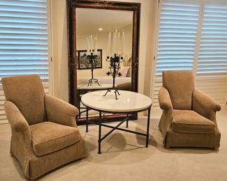 Pair, Donghia lounge chairs