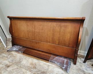 King size sleigh bed frame