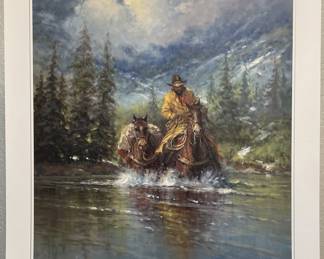 "Early Spring Crossing" by G. Harvey. Limited Edition (#588/5000). Part of the "Focus on the Family" Collection