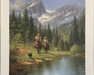 "Beside Still Waters" by G. Harvey. Limited Edition (#811). Part of the "Focus on the Family" Collection