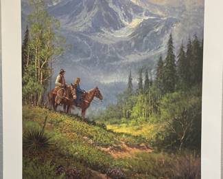 "Reflecting His Majesty" by G. Harvey. Limited Edition (#1996). Part of the "Focus on the Family" Collection