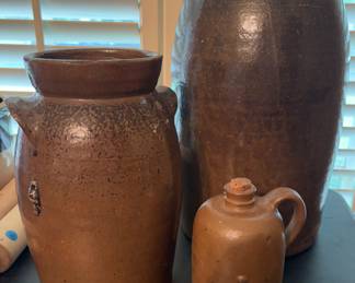 Antique jugs and crocks