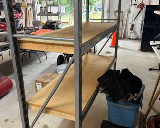 Rolling Heavy Duty Shelf
77”w 24”d 76”t
$300.00 each (5) avail.