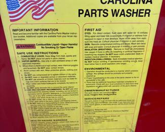 Carolina Parts washer
$450.00