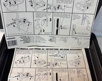 Porter Cable cylindrical lock boring jig set $ 150.00