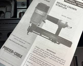 Porter Cable Medium Crown Stapler
W case. $ 50.00