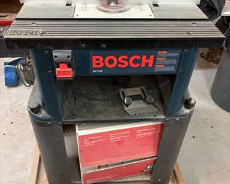 Bosch RA1180 Router table $400.00
with wheeled cart $450.00