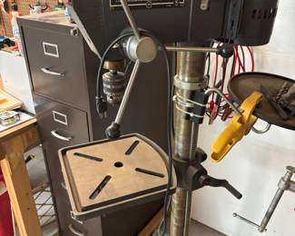 Craftsman 15” Drill Press on lift with wheels